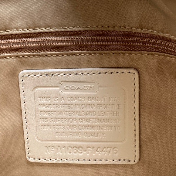 Coach Chelsea Signature Stripe - boho bag - Picture 2 of 5